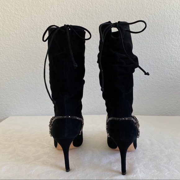 badgley mischka embellished boots - Picture 4 of 12